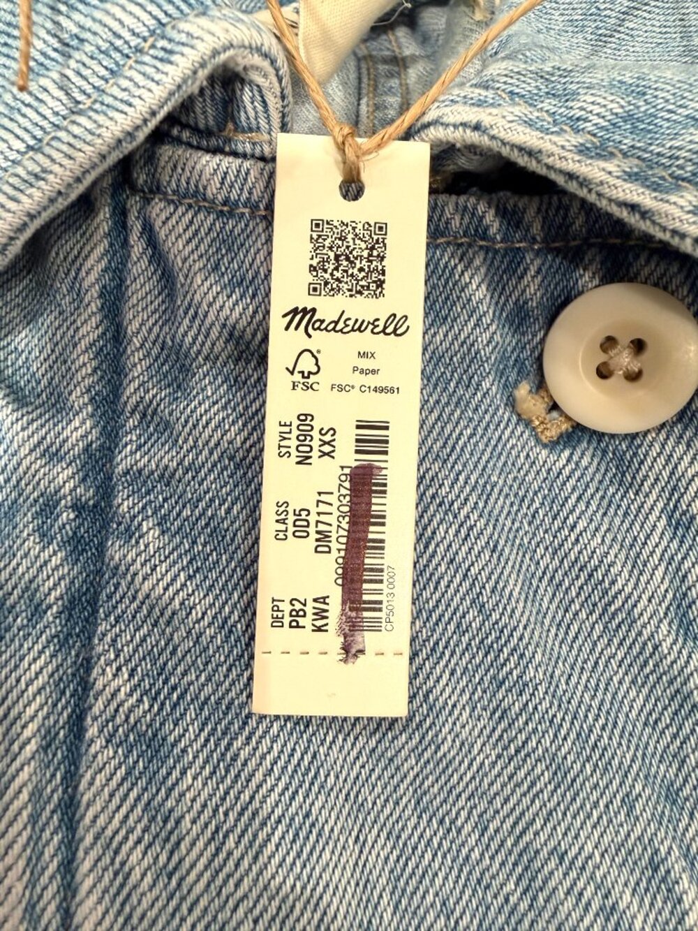 Madewell Kirkham Wash Cropped Cargo Jacket - Picture 15 of 16